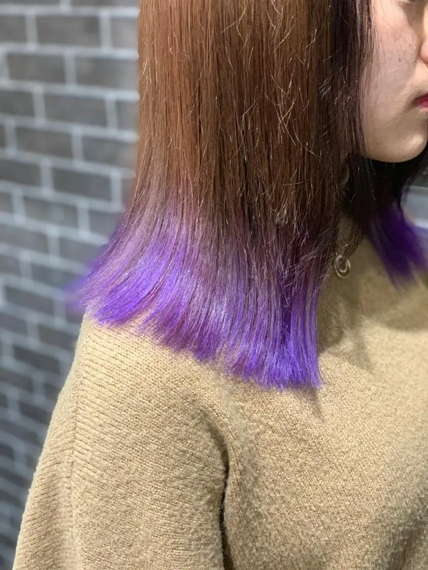セミロング カラー ✂︎中山竜哉✂︎ 川崎スタイリストのヘアスタイル