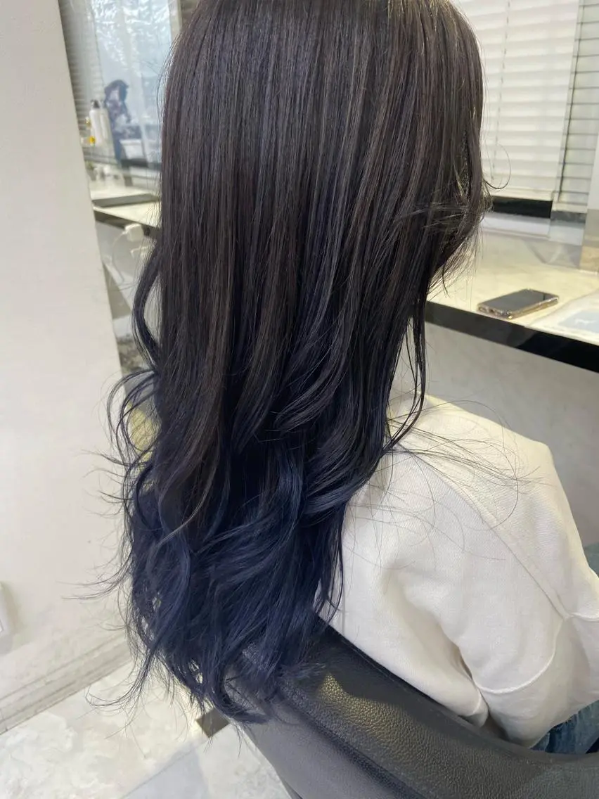 セミロング カラー ヘアアレンジ 💖艶と似合わせ💖 カラーカット💖のヘアスタイル