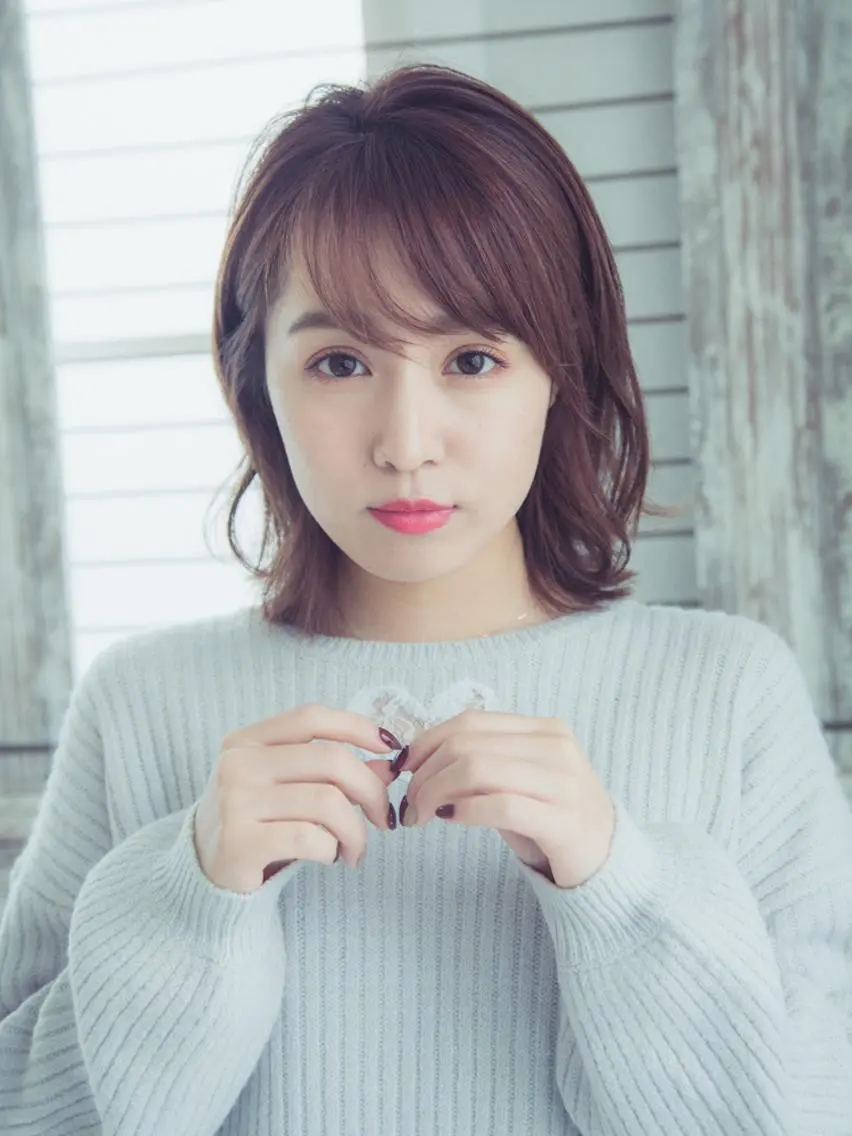 ミディアム ricca♪ 反町のヘアスタイル
