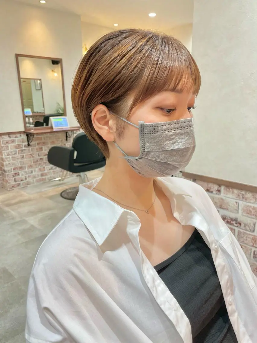 ショート カラー カット ヘアカラー トリートメント ヘアセット limit陽平 ショート/ボブのヘアスタイル