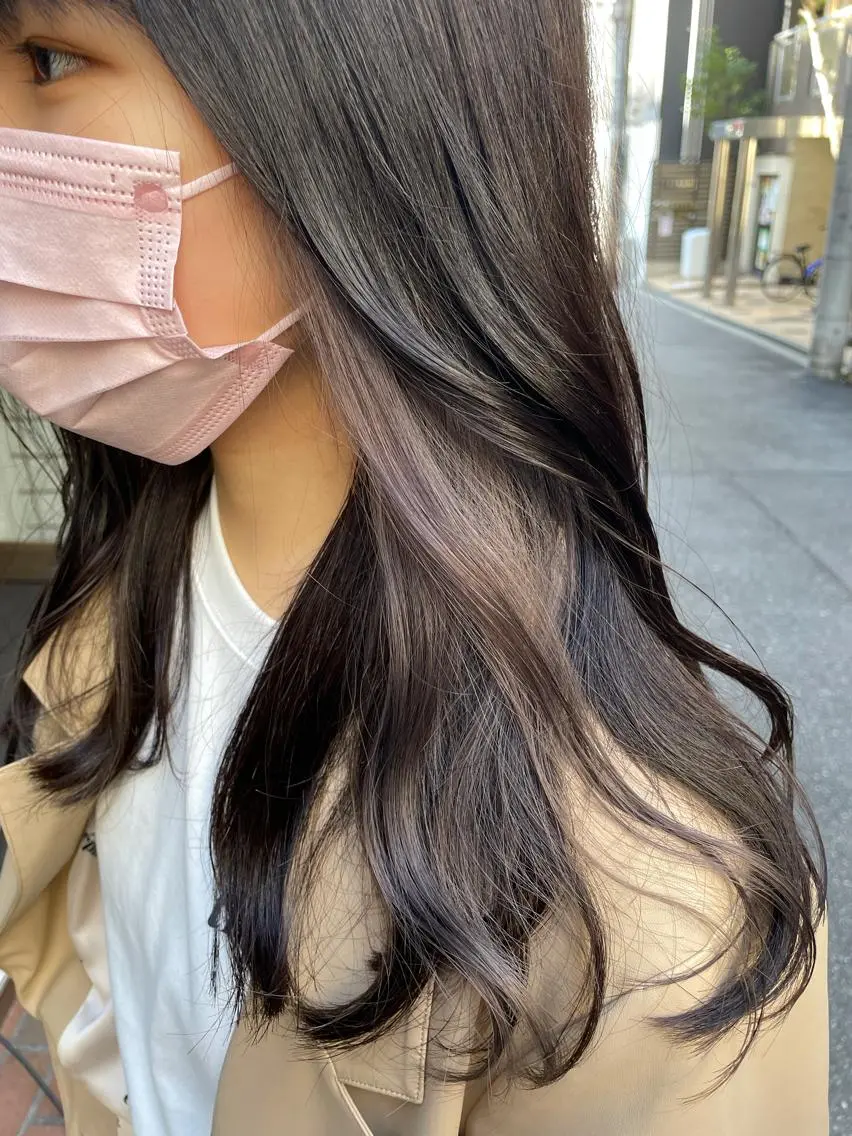 ロング カラー 北川 智海のヘアスタイル