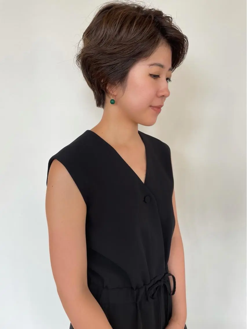 ショート 田中 碧のヘアスタイル