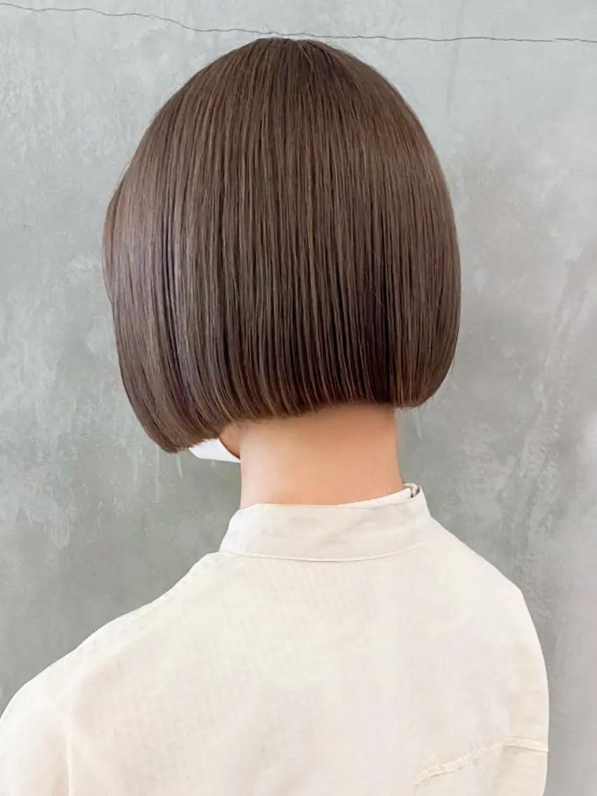 ミディアム カラー パーマ ヘアアレンジ ベージュカラー グレージュ ITbyALBUM 浦和店のヘアスタイル