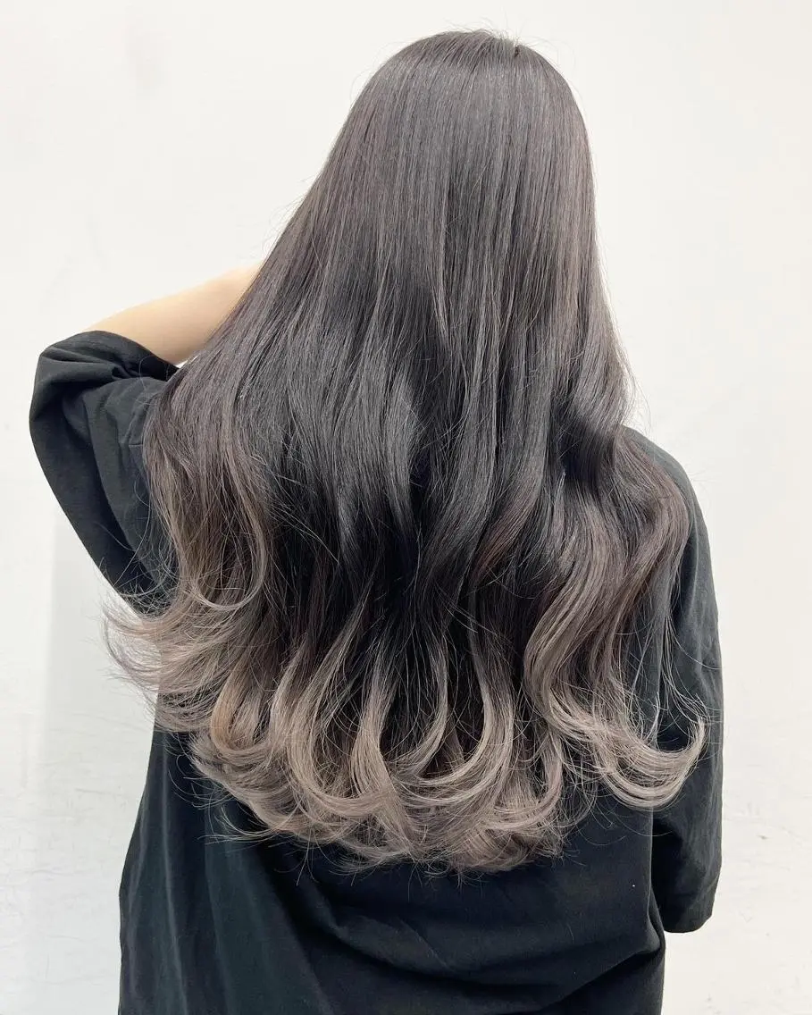 ロング ヘアカラー トリートメント 【公式】amble luxe池袋東口🩷のヘアスタイル