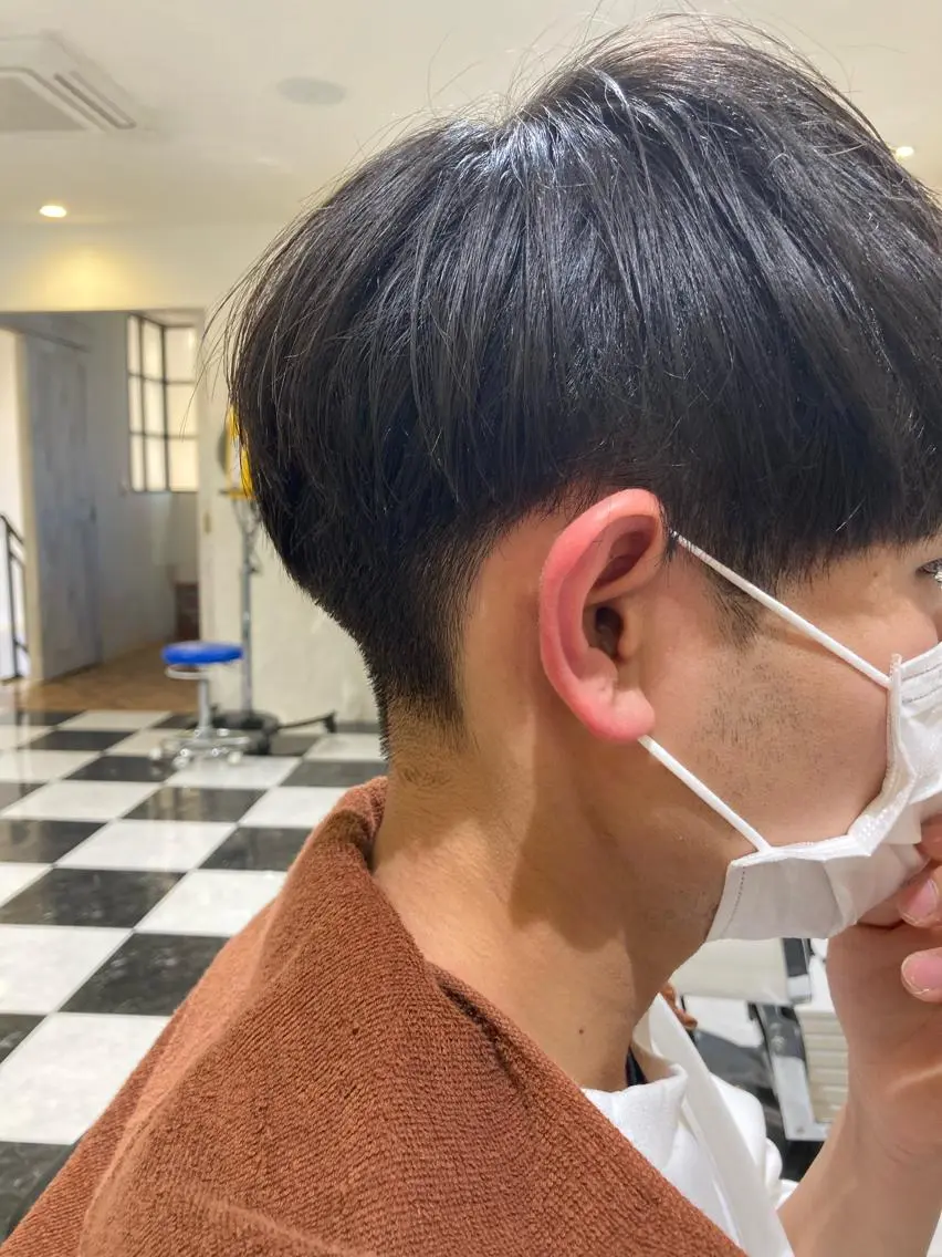 ショート メンズ マッシュ 佐藤 睦月のヘアスタイル
