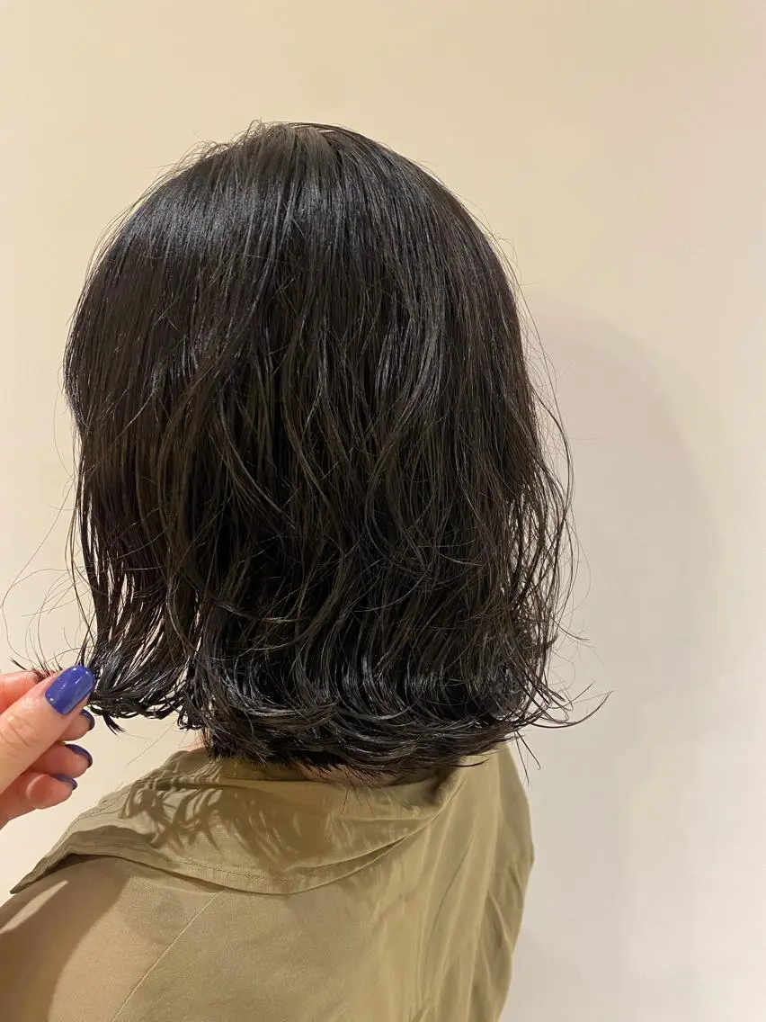 ミディアム パーマ 似合わせ美髪ヘア✨ 天王寺.阿倍野🌈のヘアスタイル