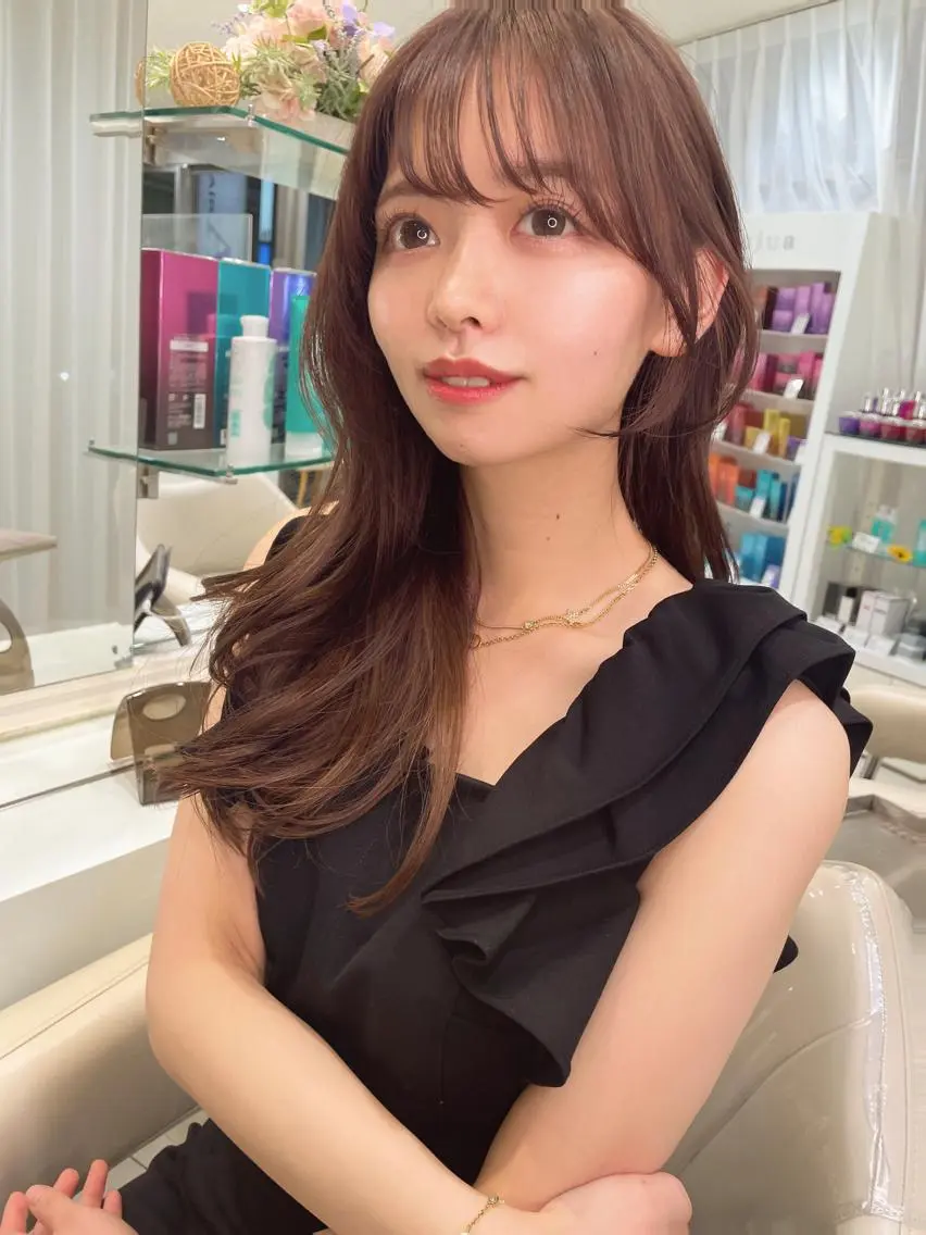ロング ヘアカラー トリートメント ♡大人カワイイ hair♡徳井はやとのヘアスタイル