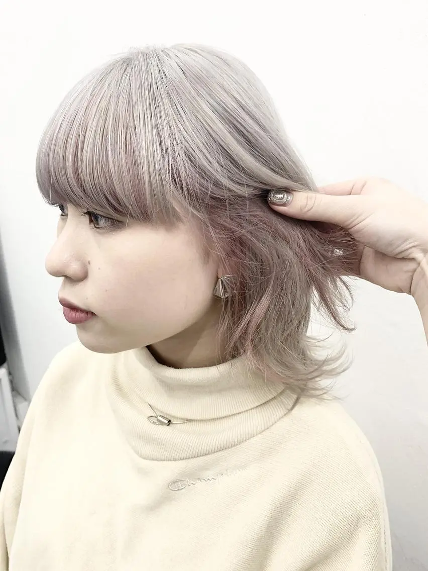 ミディアム ダブルカラー/ -KOKO-本八幡のヘアスタイル