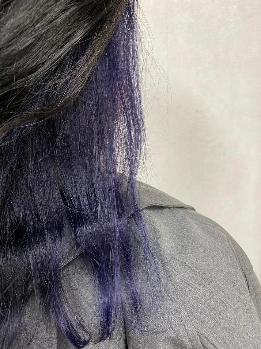 ミディアム カラー パーマ ヘアアレンジ 年間1500人担当 代表 南一路のヘアスタイル