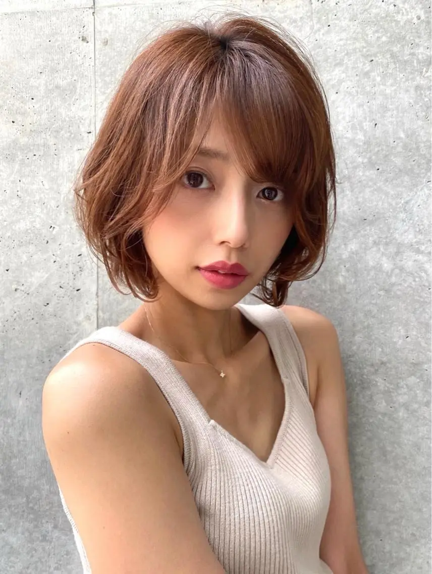 ショート ショートボブ ボブ ショートヘア 愛されヘア♪ 大森春奈のヘアスタイル