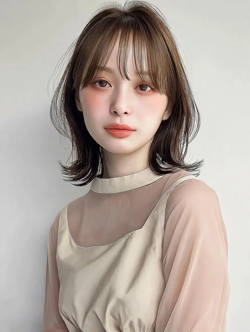 ショート カット ヘアカラー トリートメント 青木 りおのヘアスタイル