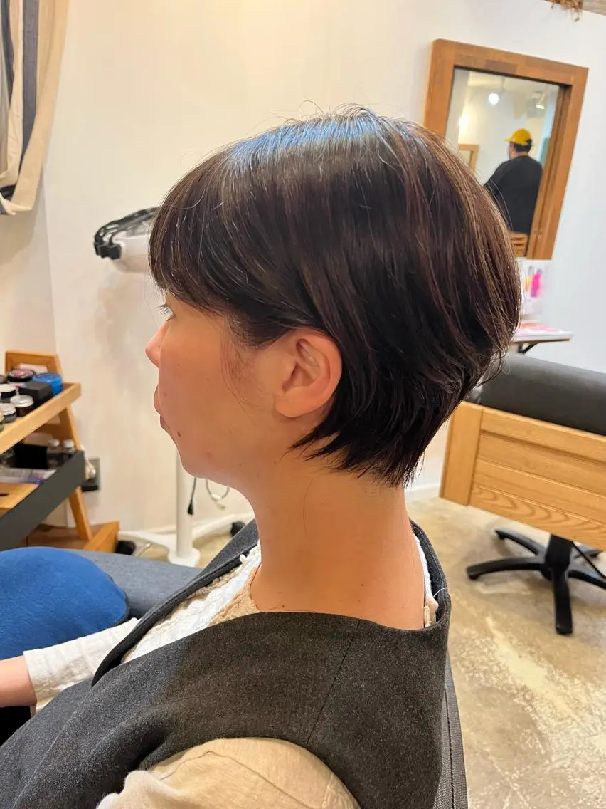 ショート カラー 似合わせカット ショートヘア カット ヘアカラー トリートメント 🍒【Lib】 AIRI 🍒のヘアスタイル