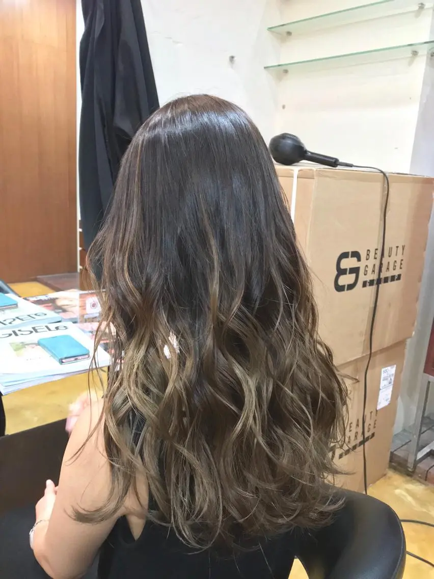 ロング カラー 韓国レイヤーカット★ 小林大樹のヘアスタイル