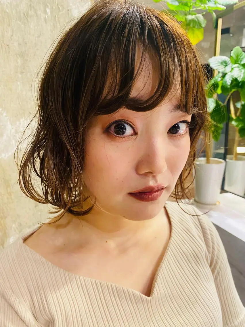 カラー 松井美樹/似合わせ ガーリー・韓国のヘアスタイル