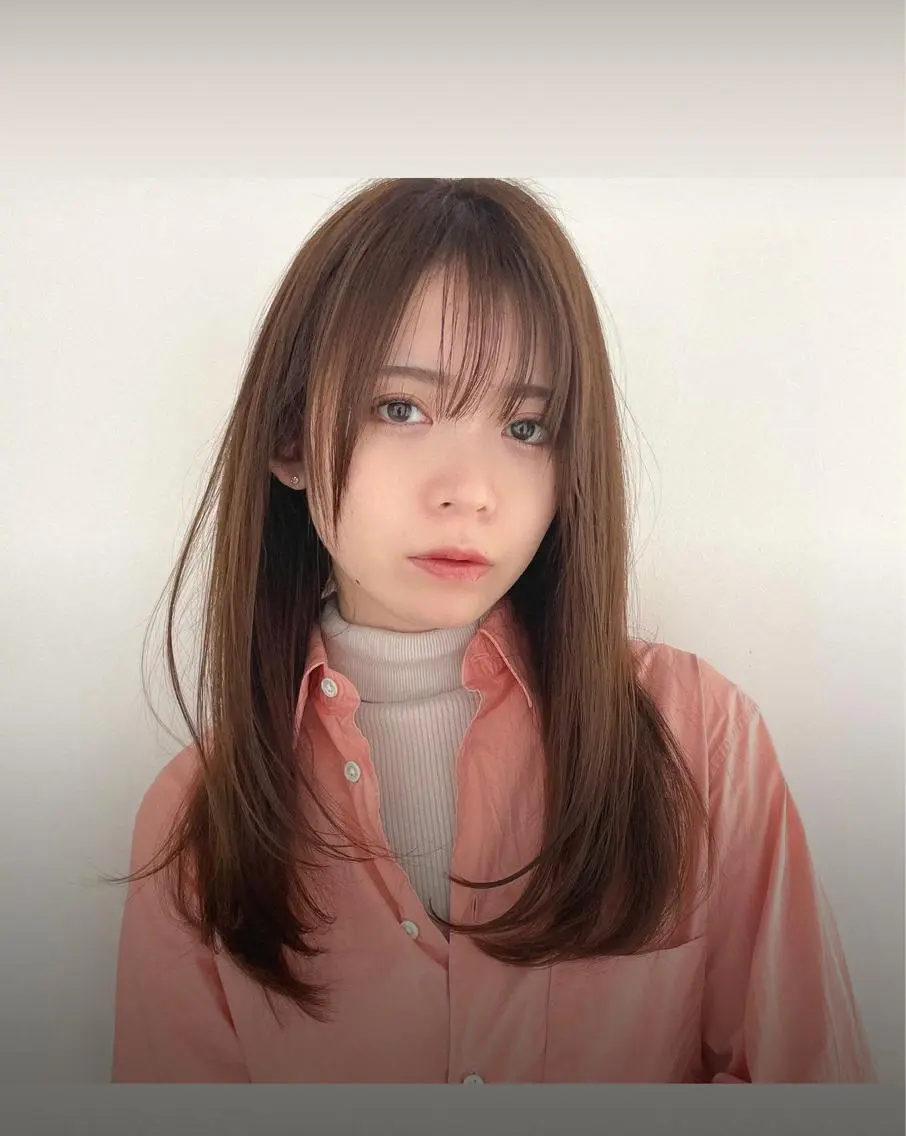 ロング sakamoto sayaのヘアスタイル