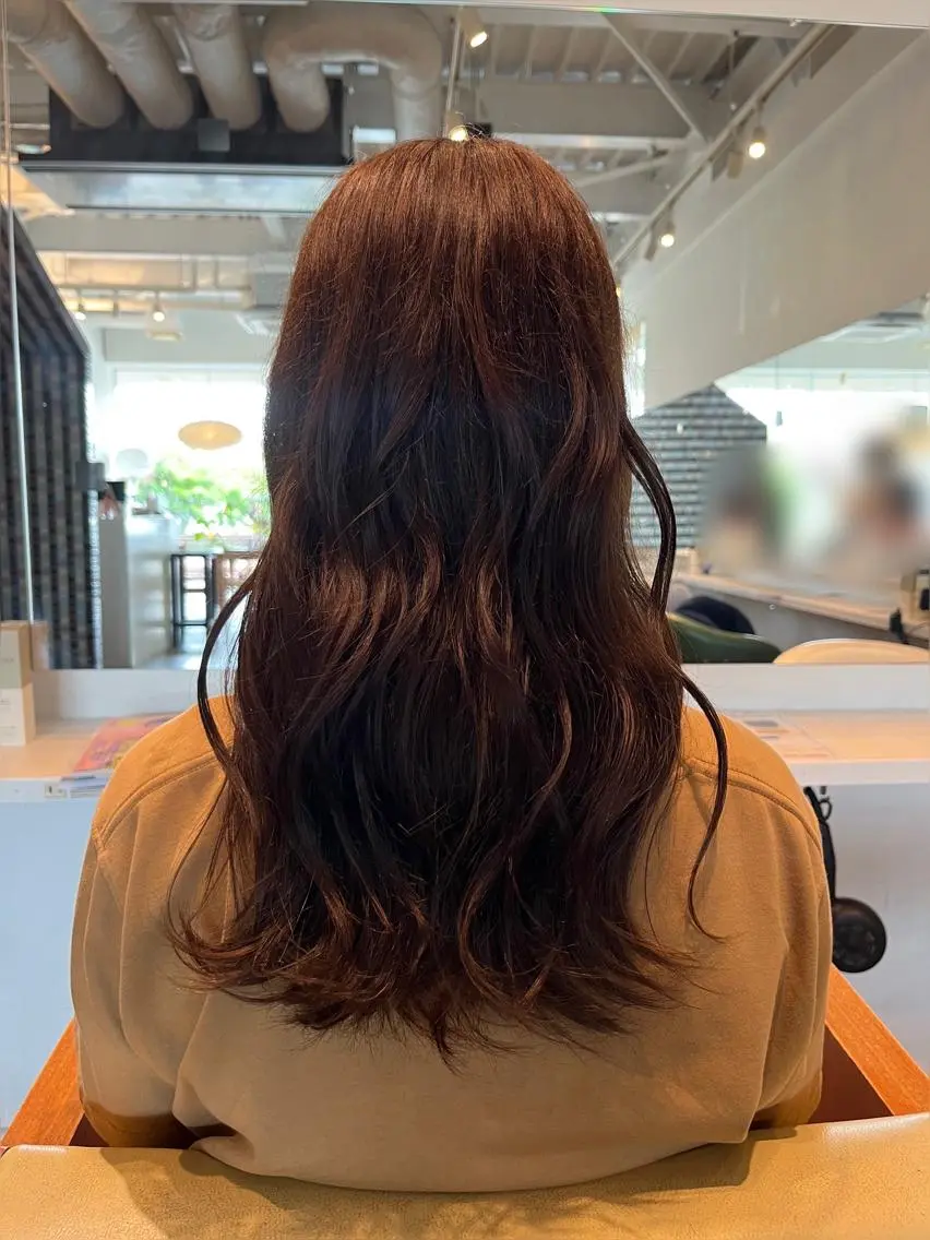 カラー 加納 彬華のヘアスタイル