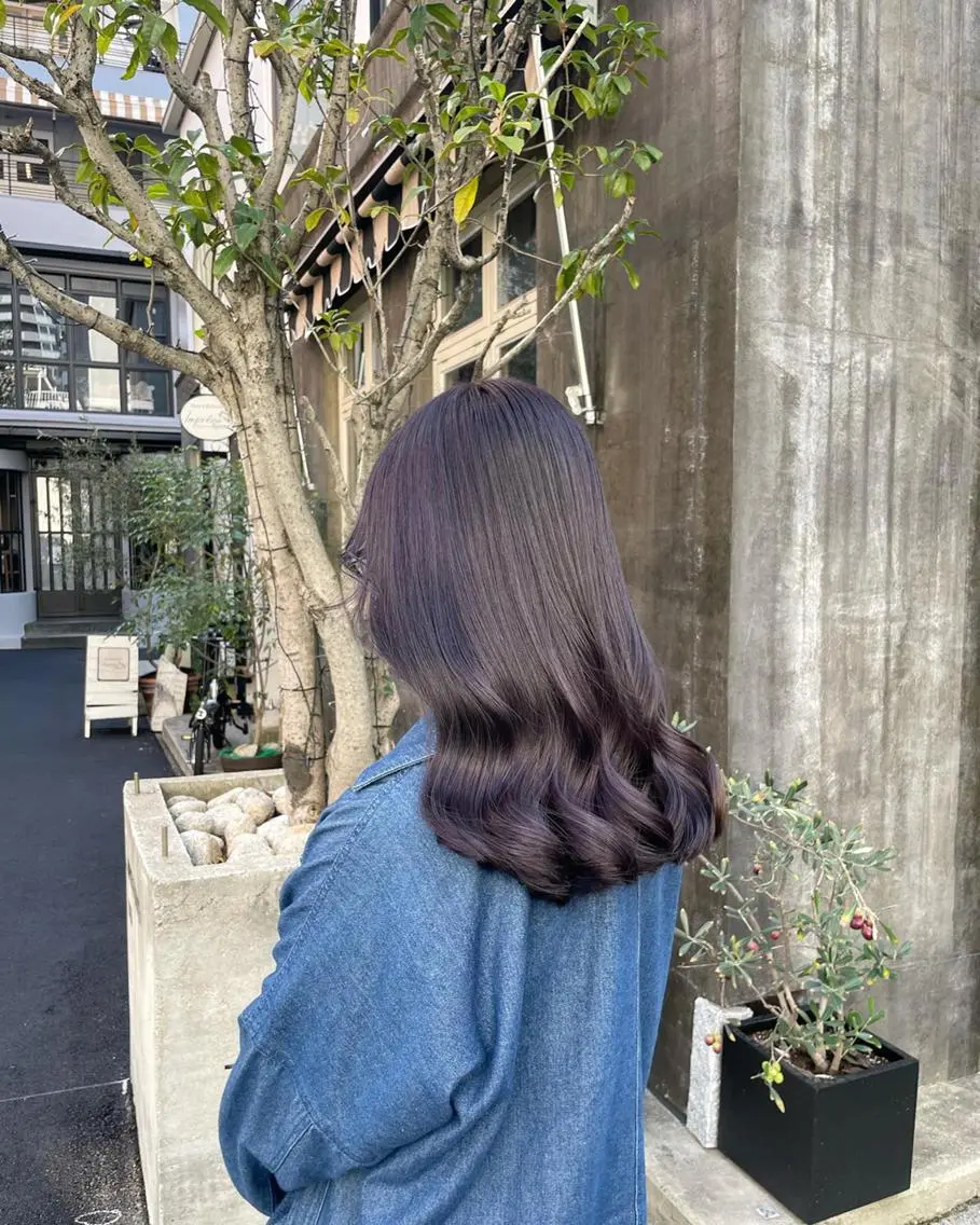 ショート カラー メンズ アッシュ アッシュグレー 透明感カラー グレージュ ラベンダーカラー 🩷Eny terrace🩷のヘアスタイル