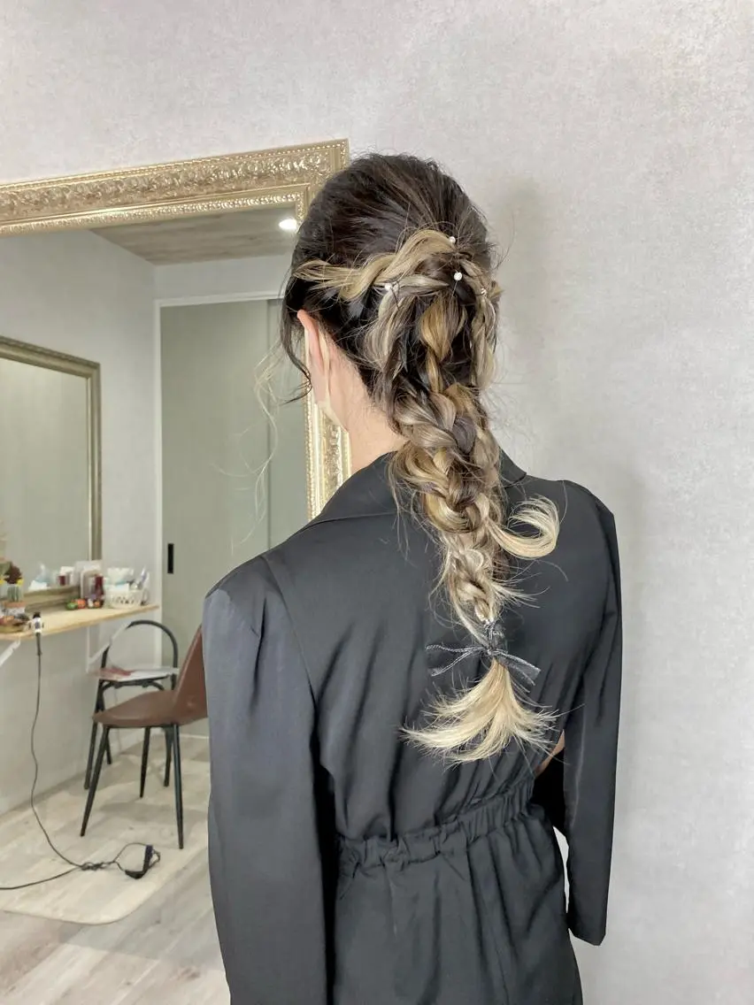 ヘアアレンジ ヘアセット Designer EGGのマツエク・マツパデザイン
