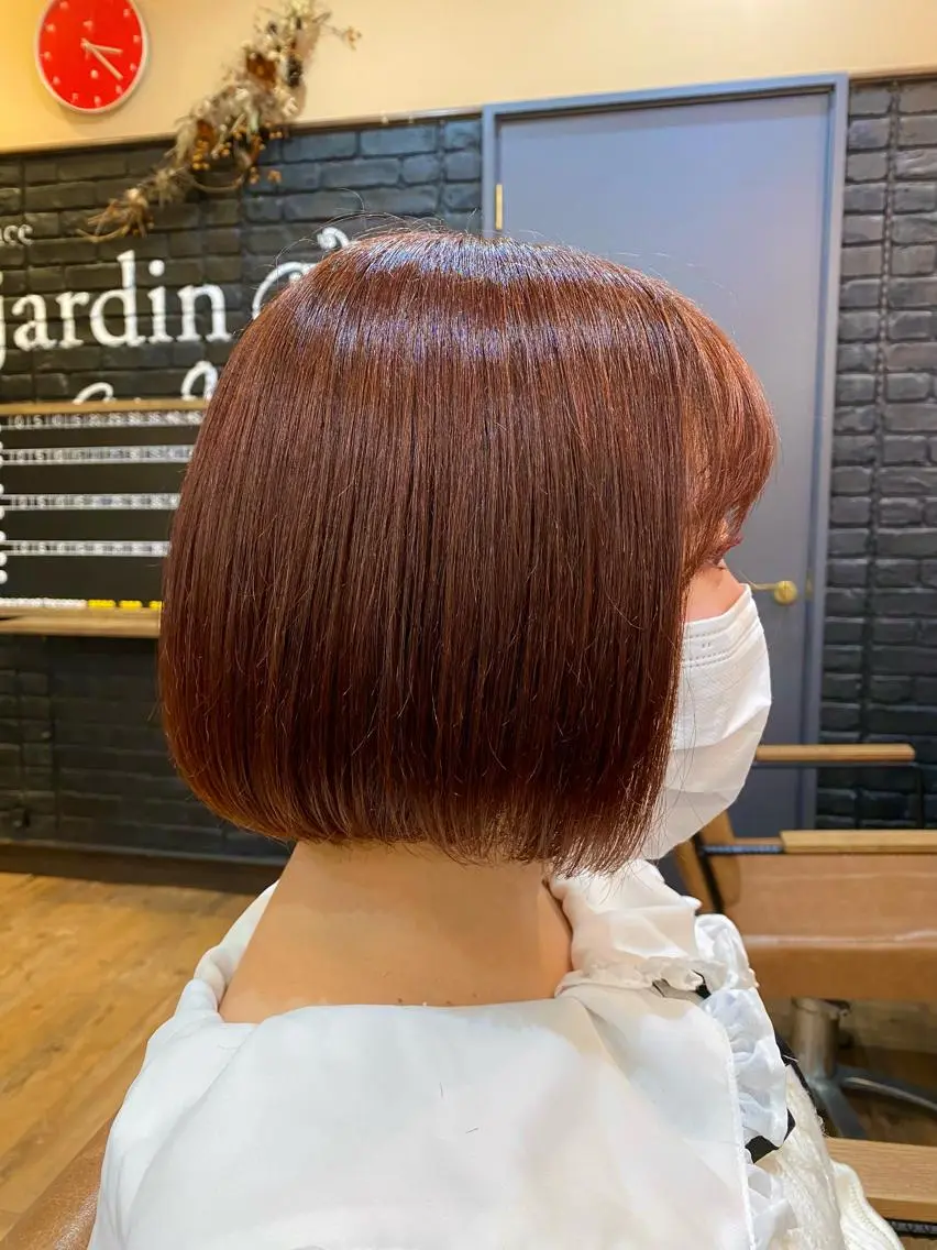 ショート カラー ベージュカラー ブリーチ ブリーチなしカラー ピンクカラー ピンクベージュ カット ヘアカラー トリートメント 特殊カラー特化 ✂️SHIAN フジのヘアスタイル
