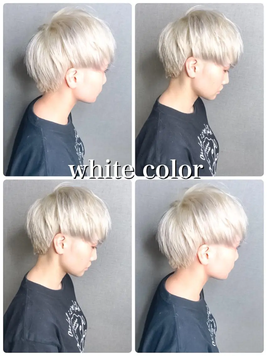 ショート カラー Selenehair 三条本店のヘアスタイル