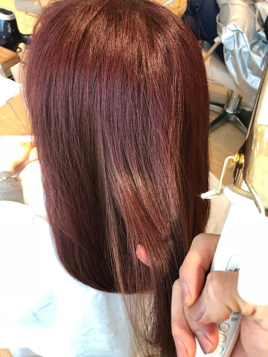 ミディアム カラー ブリーチ ダブルカラー トリートメント 【1日2名様限定】 AFLOAT白川雄副のヘアスタイル