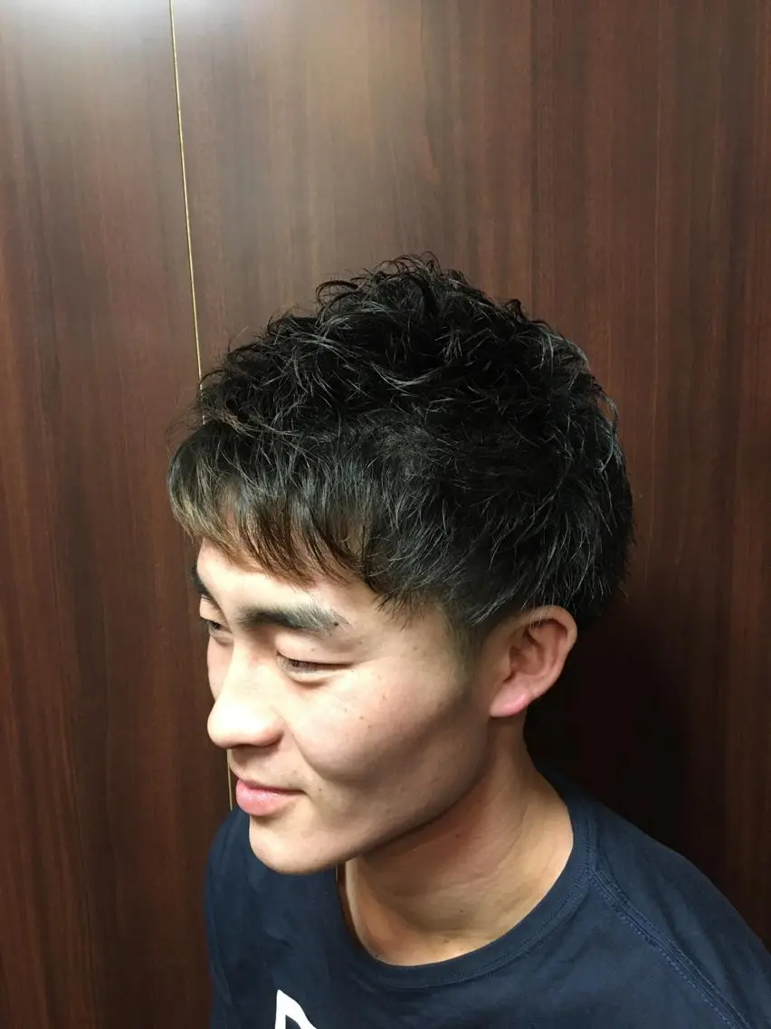 ショート パーマ デジタルパーマ 小島 史也のヘアスタイル