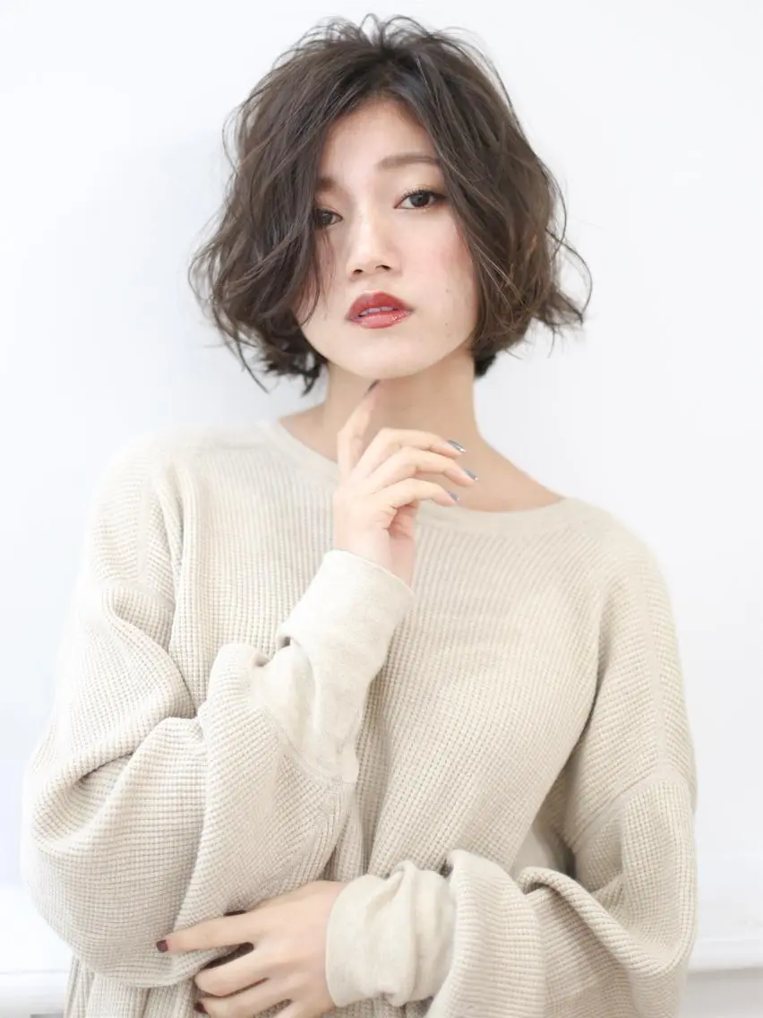 ショート ボブ ショートヘア カット ヘアカラー トリートメント ＨＩ ROのヘアスタイル