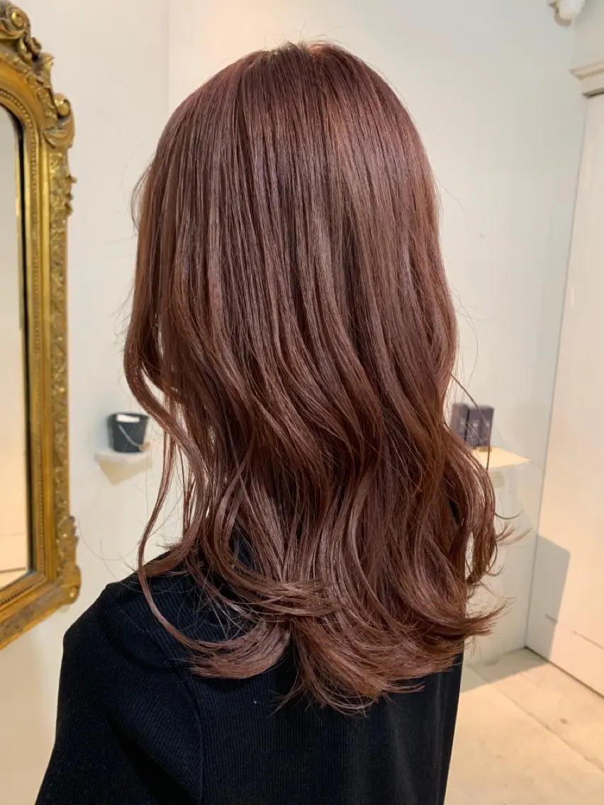セミロング カット ヘアカラー トリートメント ダブルカラー/透明感 💈JUNYA💈のヘアスタイル