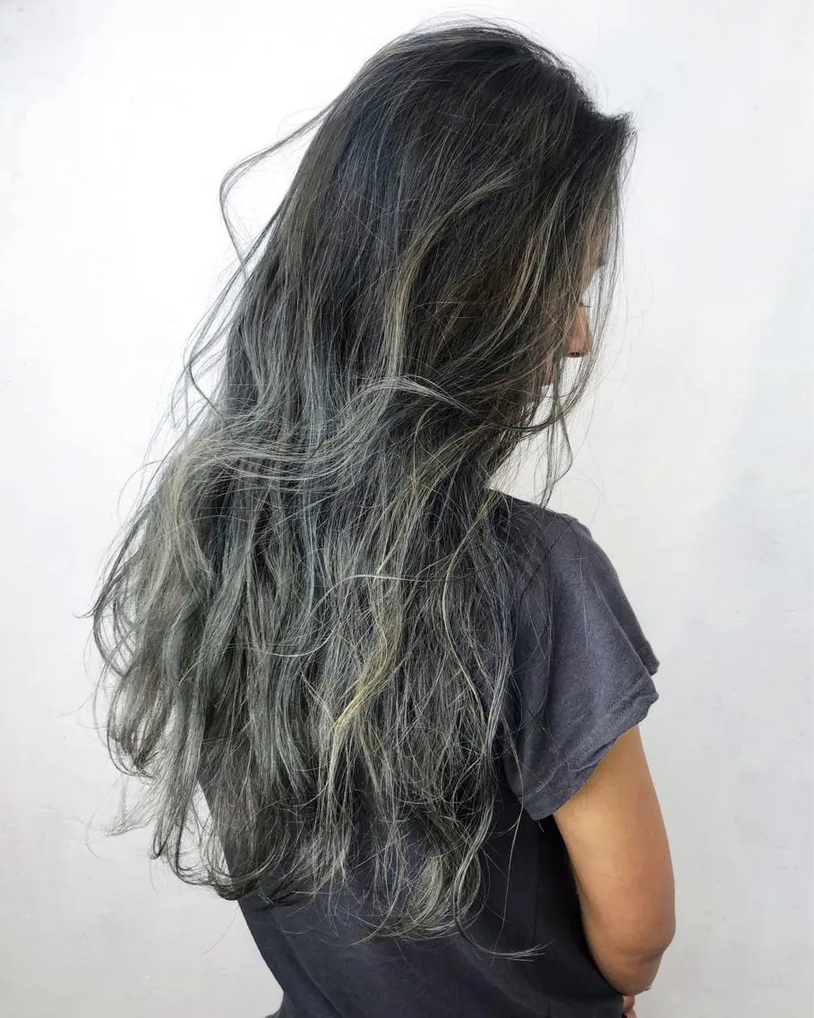 ロング カラー メンズ カット ヘアカラー トリートメント ♡MIHO♡ スタイリストのヘアスタイル