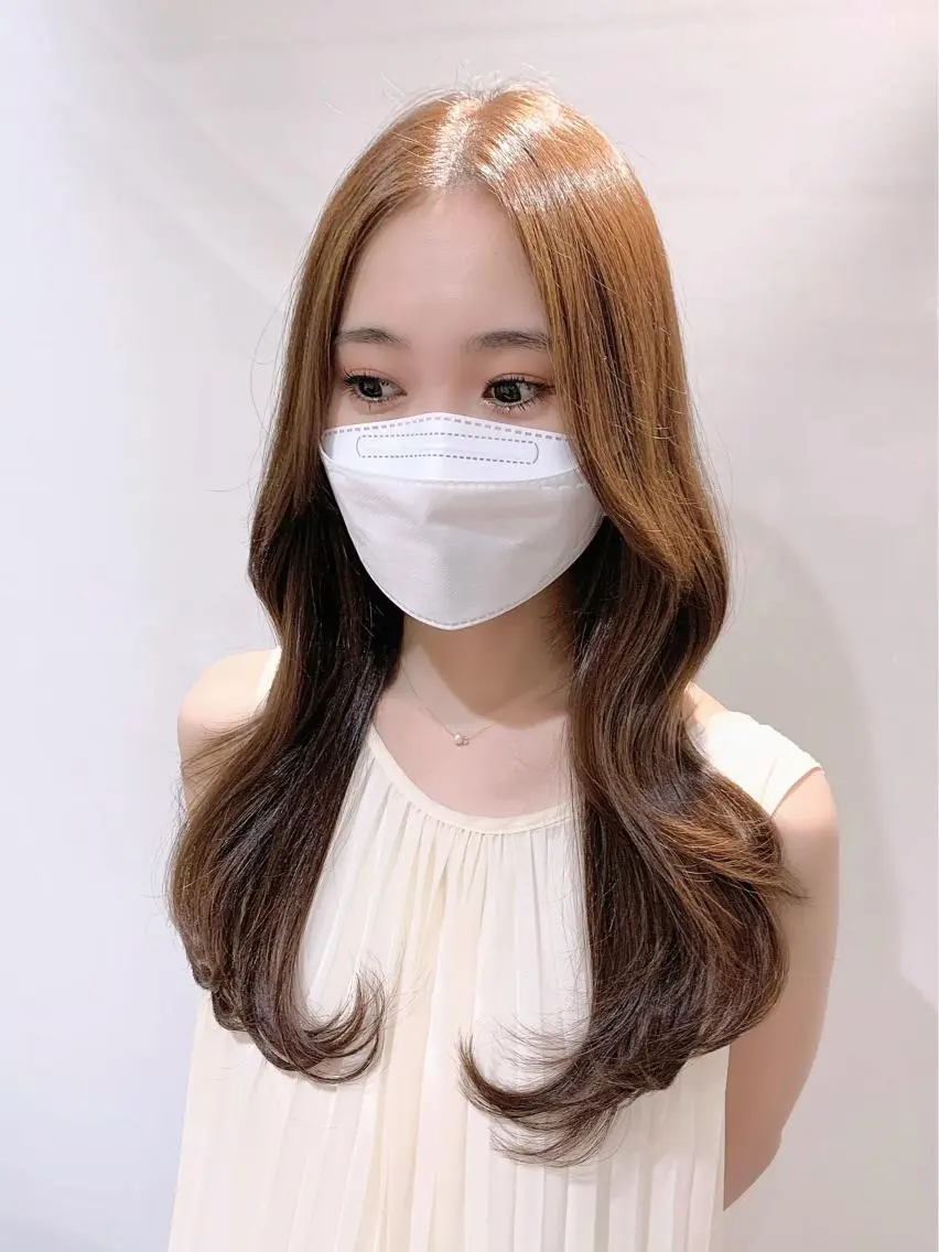 ロング カラー ヘアアレンジ 柔らか垢抜けｶﾗｰと ｶｯﾄ🫧ASUKAのヘアスタイル