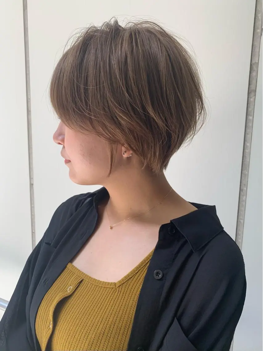 ショート カラー ショートヘア カット ヘアカラー トリートメント 石川直樹 似合わせカット✨のヘアスタイル