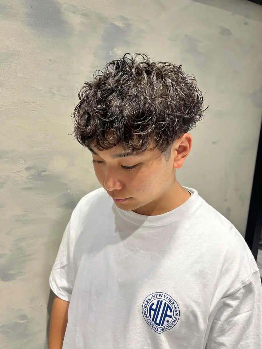 ショート カット パーマ バレイヤージュ職人 🔥代表YU-SHIのヘアスタイル