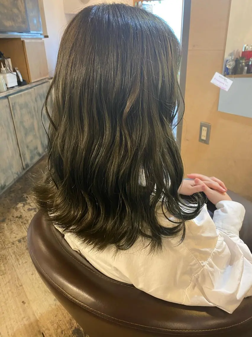 カラー ヘアカラー 立花 ふたば🌱のヘアスタイル