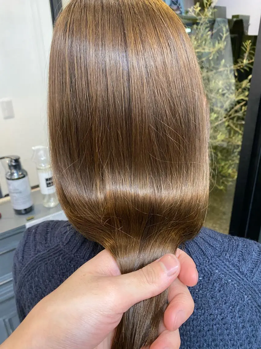 セミロング トリートメント 小野田 航己のヘアスタイル