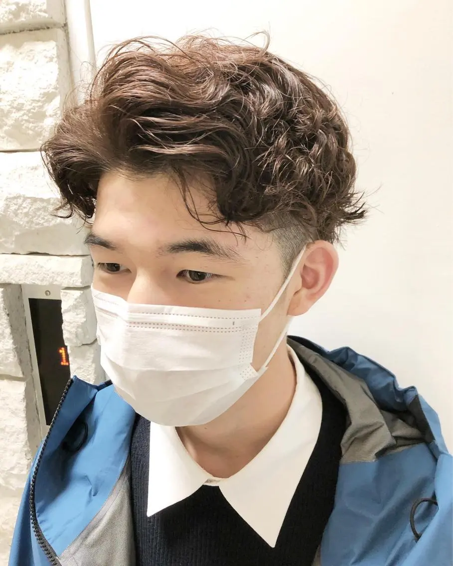 パーマ ヘアアレンジ メンズ カット パーマ トリートメント ヘアセット メンズ特化✂️栗原 侑也のヘアスタイル