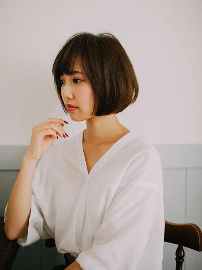 ショート カラー ボブ 相武台ショート特化 💐川崎希💐のヘアスタイル