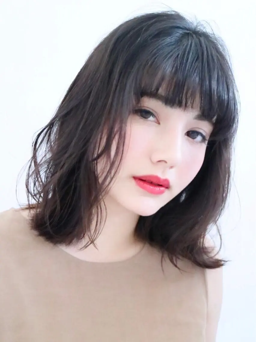 ミディアム パーマ ヘアアレンジ 似合わせhair🔸 アサダ タカコ🔸のヘアスタイル