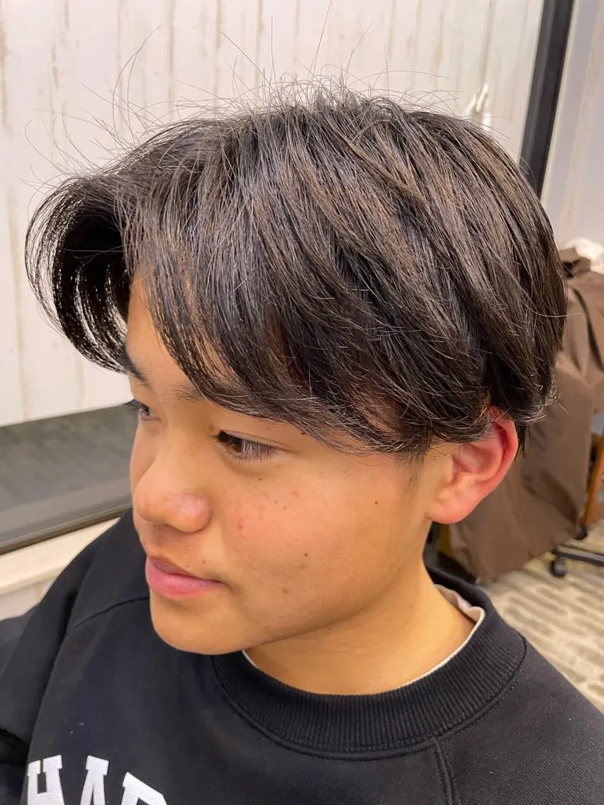 パーマ メンズ メンズパーマ ニュアンスパーマ 姫路アンメリーアン ダンのヘアスタイル