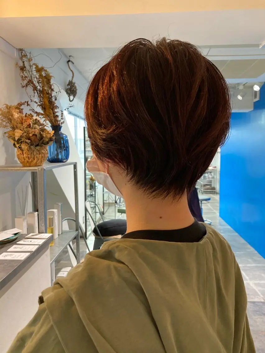 ショート ショートヘア 佐伯 和佳のヘアスタイル