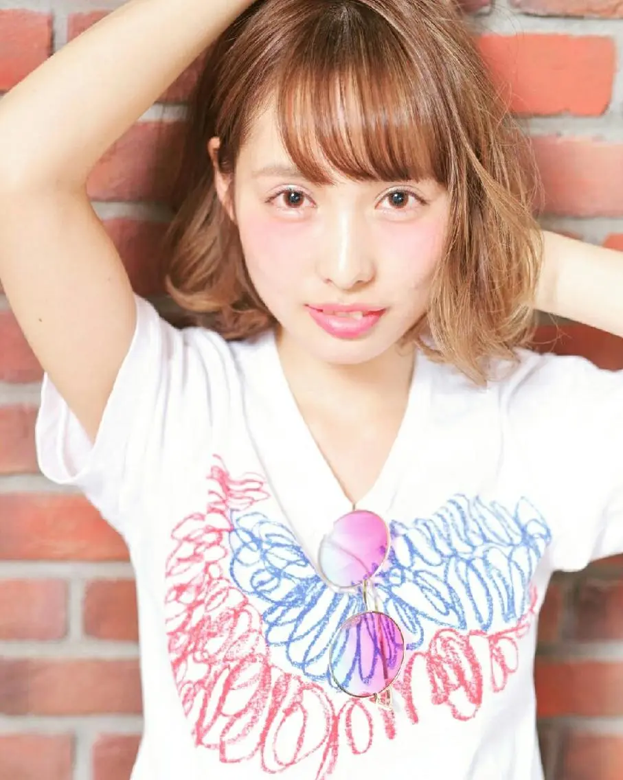 ショート カラー パーマ ヘアアレンジ ショートボブ ボブ ショートヘア 《インナーカラー》 YAMADAのヘアスタイル