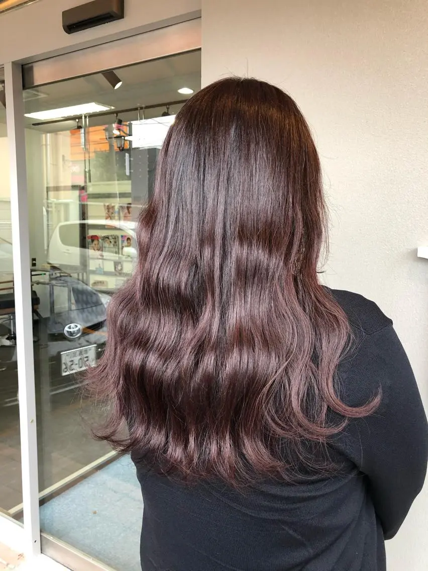 ミディアム カラー ヘアアレンジ ヘアカラー トリートメント 大塚 貴之のヘアスタイル