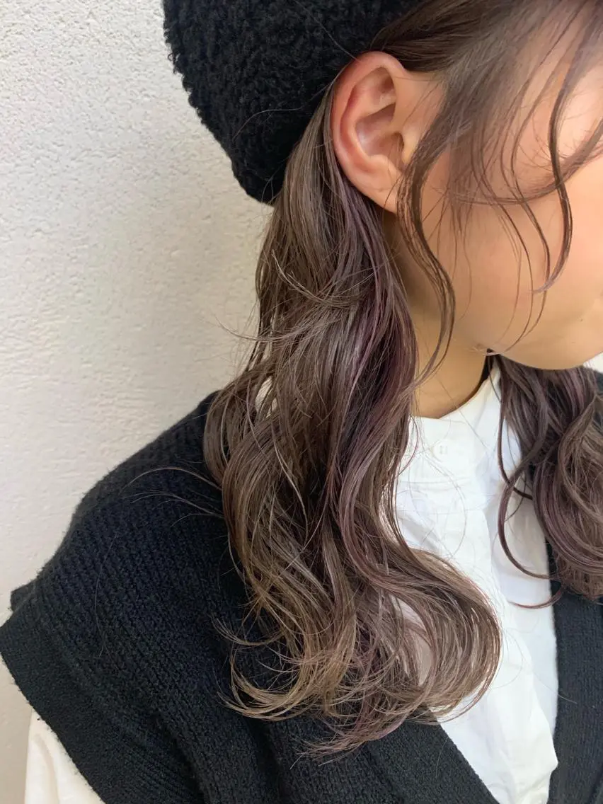 ロング カラー 透明感カラー ダブルカラー 沖縄/ヘアアレンジ /ナカノのヘアスタイル