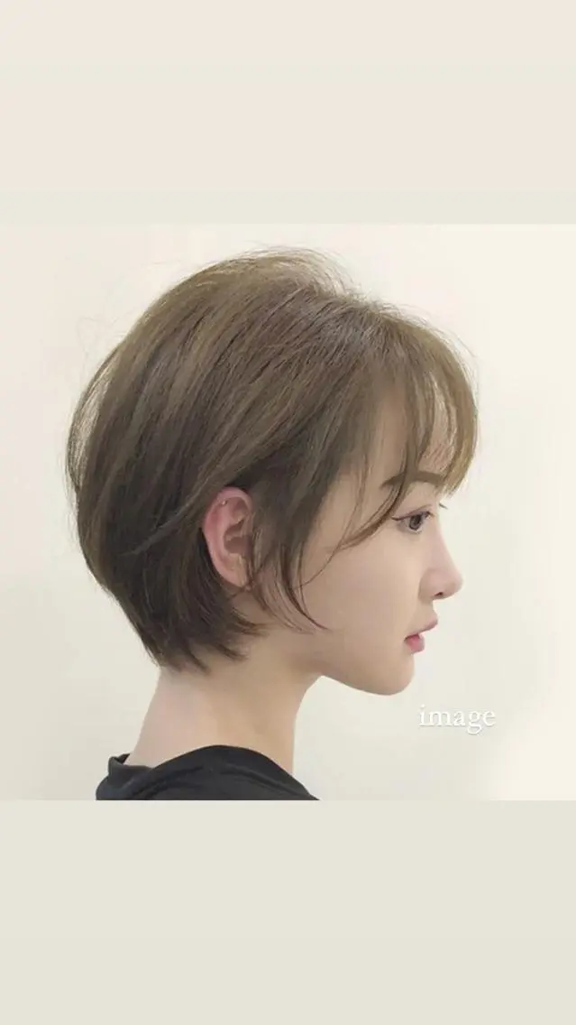 ショート ショートヘア ♡レイヤーボブ パーマ/うらら♡のヘアスタイル