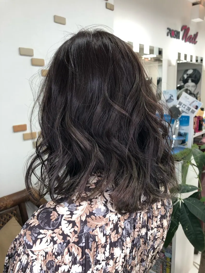 セミロング 海外デザイン好きな方 滝沢錬平のヘアスタイル