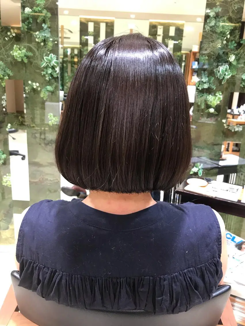 ショート ボブ レイヤーカット 桝野 尚也のヘアスタイル
