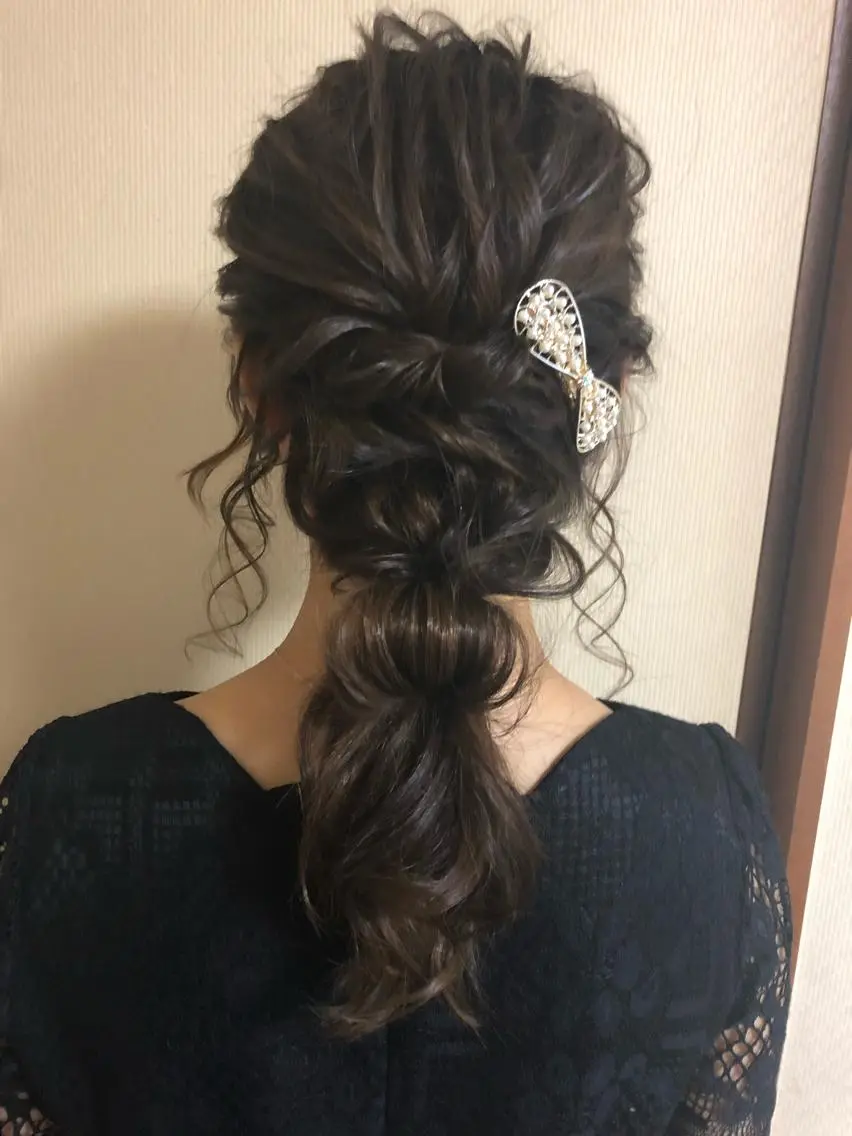 セミロング ヘアアレンジ 塩谷 樹里のその他イメージ
