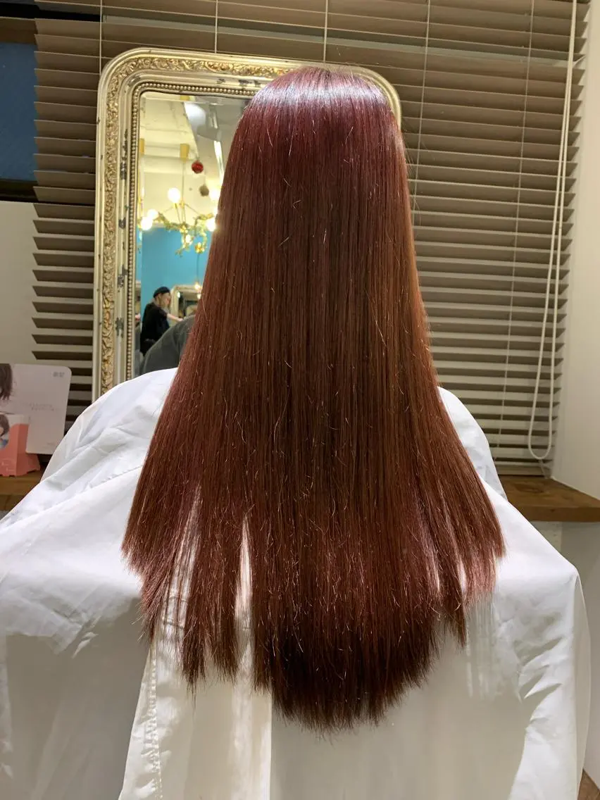 ロング 髪質改善 縮毛矯正 トリートメント 縮毛矯正専門美容師 宮本遼のヘアスタイル