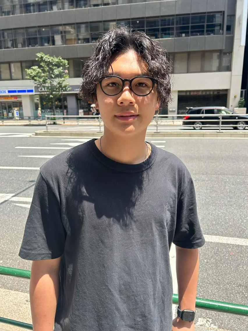 ショート パーマ メンズ メンズブリーチ メンズハイライト メンズインナーカラー メンズパーマ プードルパーマ 💈メンズ短髪特化 ✂︎伊藤大輝💈のヘアスタイル