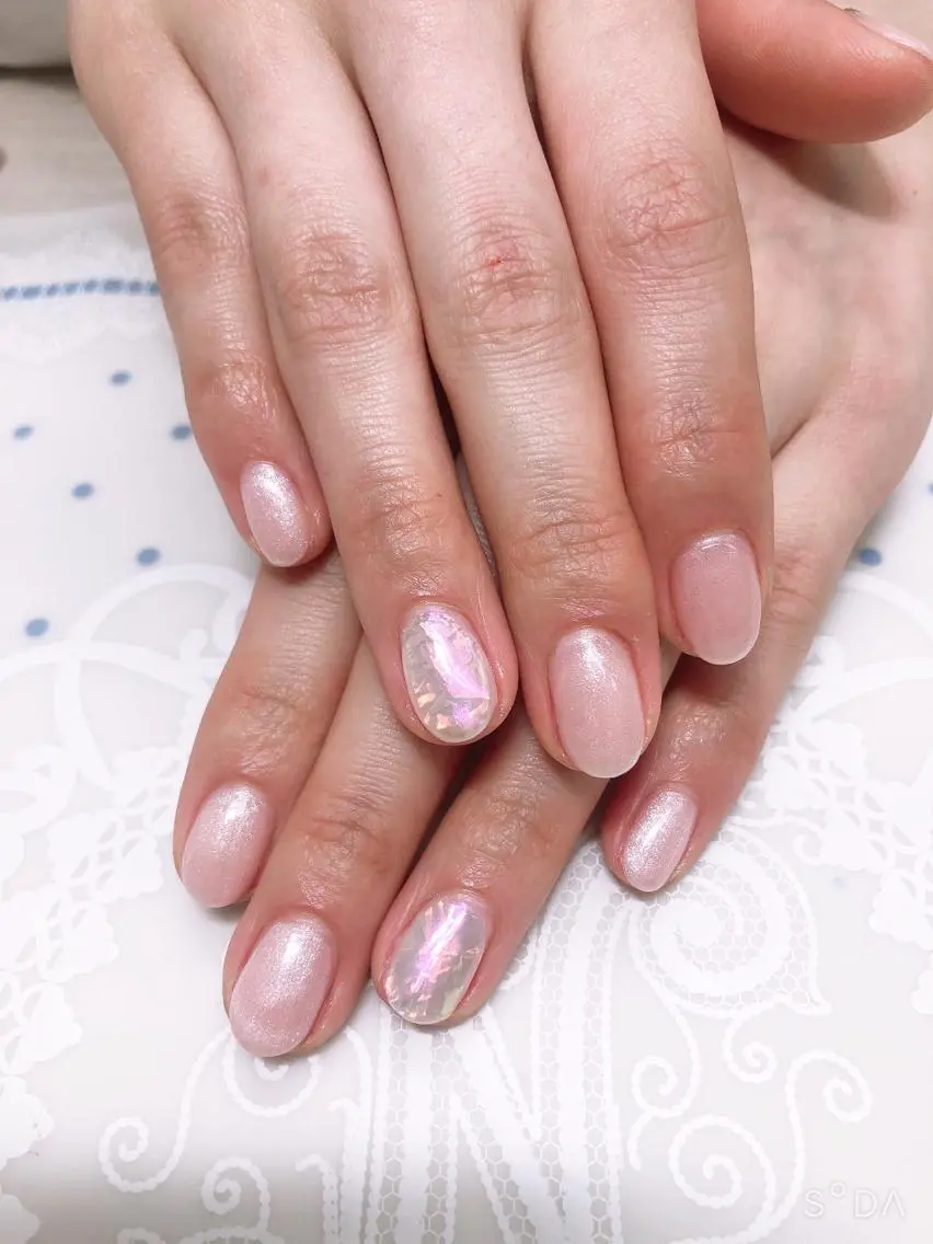 ネイル 氷ネイル・うるうるネイル 吉野✨ ネイルデザイナー✨のネイルデザイン