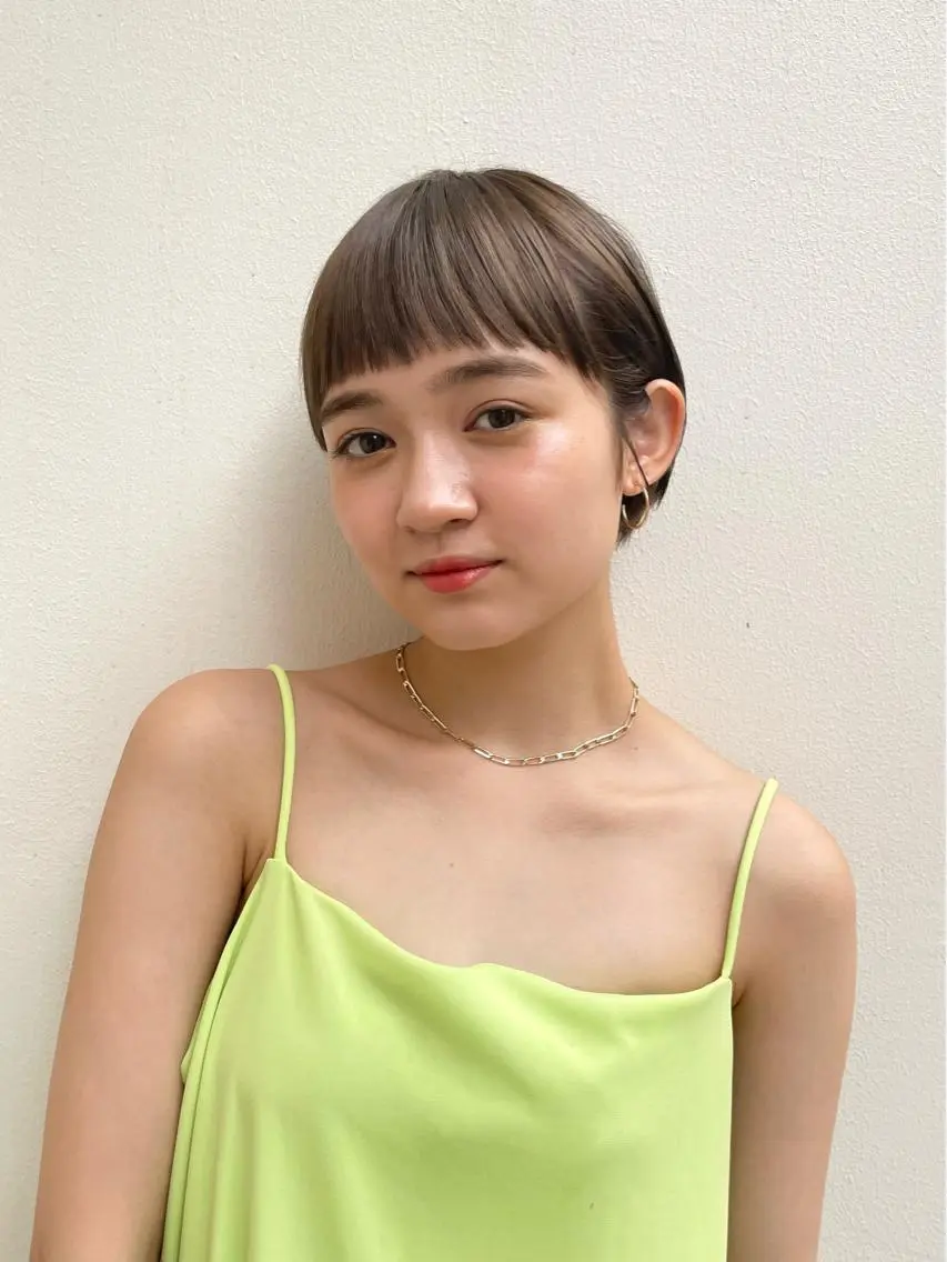 ショート カット ヘアカラー トリートメント 🔥女子ウケ🔥 メンズカットRIOのヘアスタイル